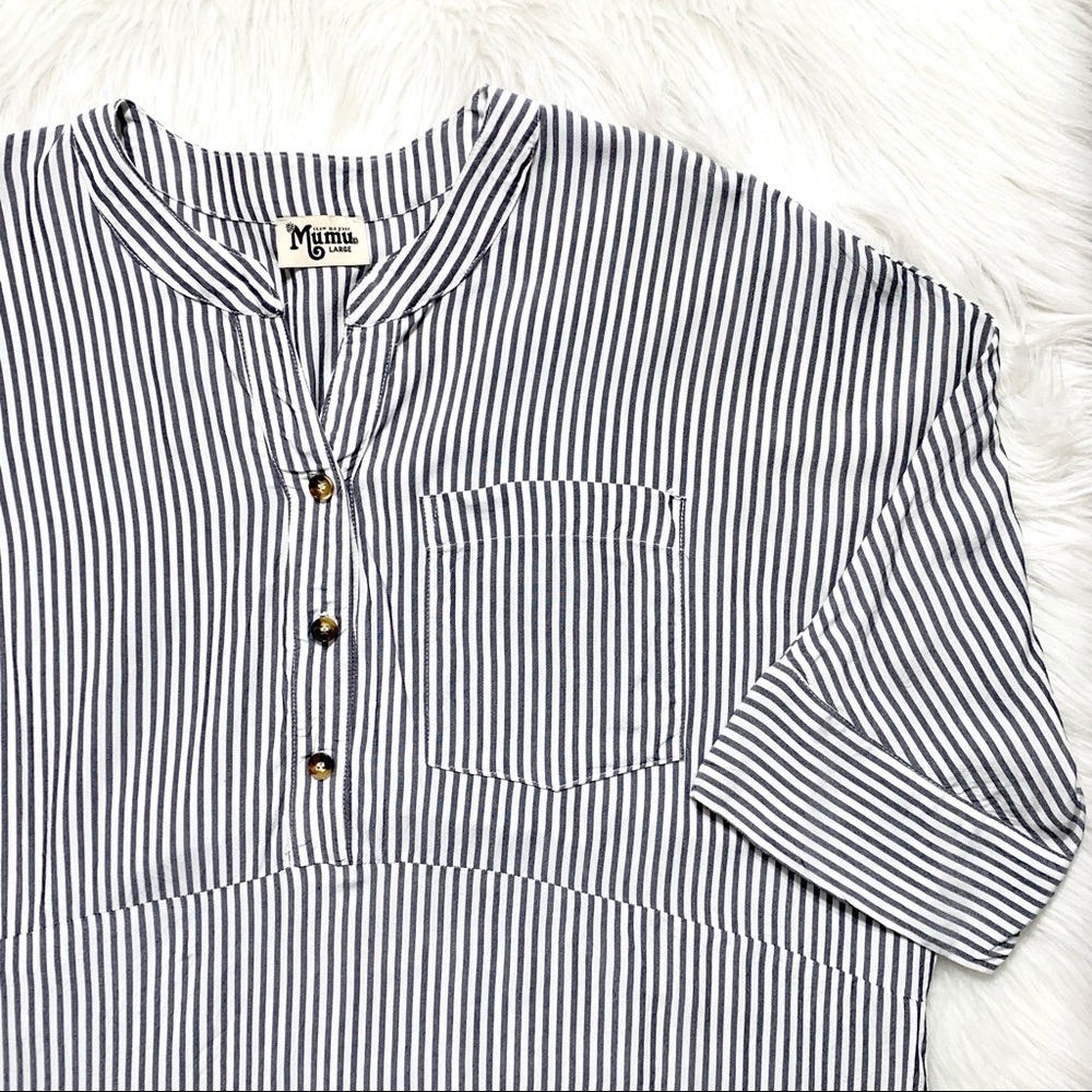 SOLD-Show Me Your Mumu Oversize Popover Tunic - Picture 8 of 10